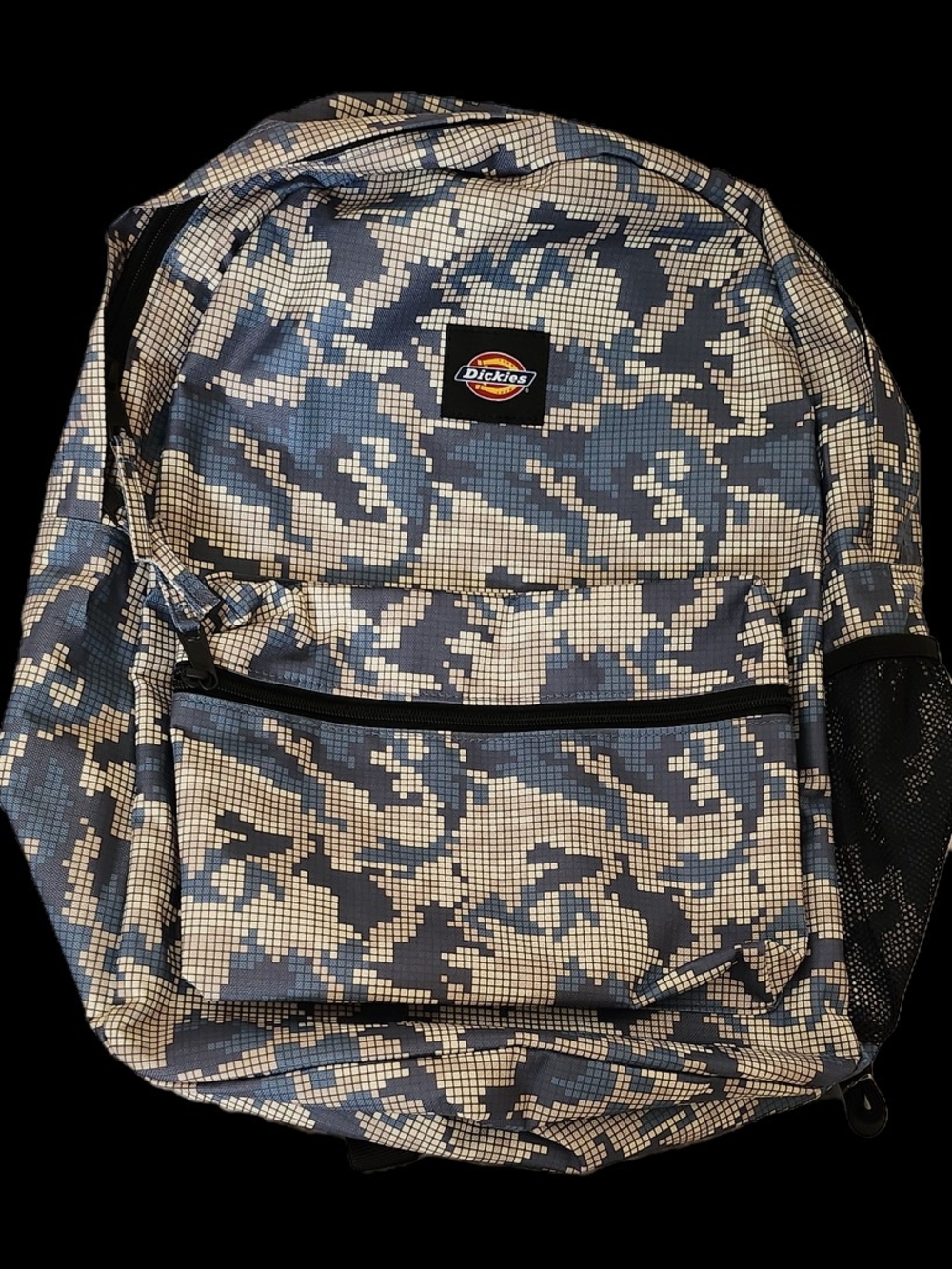 Dickies Men's Blue & Beige Pixel Camo Backpack